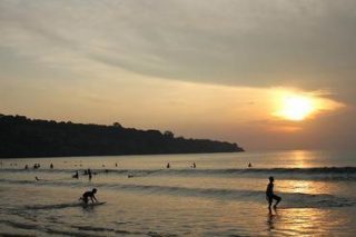 ジンバランビーチのサンセット