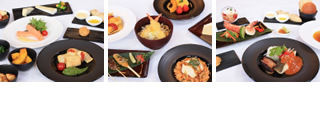 ビジネスクラス：機内食（イメージ）