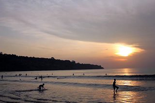 ジンバランビーチの夕日